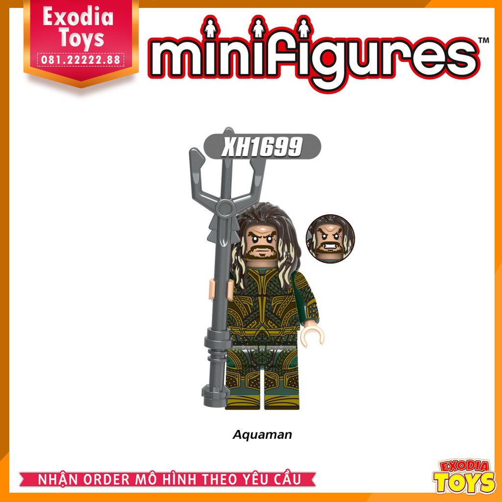 Xếp hình Minifigure siêu anh hùng Liên Minh Công Lý : Justice League Snyder Cut - Đồ Chơi Lắp Ghép Sáng Tạo - X0312