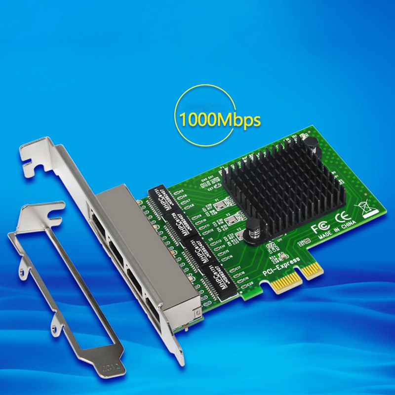 Card kết nối mạng LAN Internet Gigabit 4 cổng 10/100/1000M PCI-E PCI | BigBuy360 - bigbuy360.vn