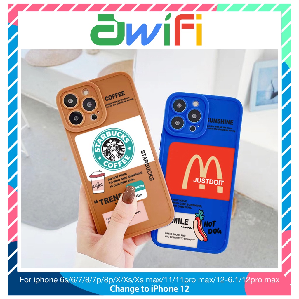 Ốp Lưng Iphone Cạnh Vuông Lỗ Camera Star.buks 6S/6Splus/7/7Plus/8/8Plus/X/11/12/13/Pro/Max/Plus/Promax - Sale Hot D1 - 4