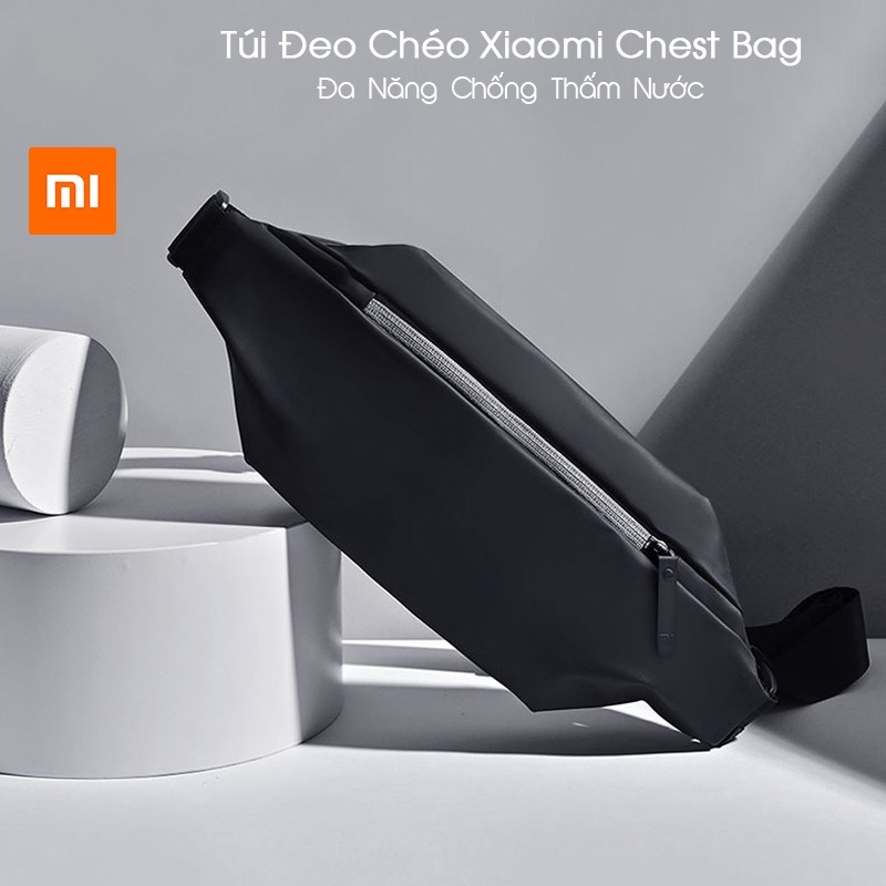 [Hỏa Tốc HCM] Túi Đeo Chéo Xiaomi Chest Bag Đa Năng Chống Thấm Nước hoặc Xiaomi Urban Leisure ( ĐEN hoặc XÁM)