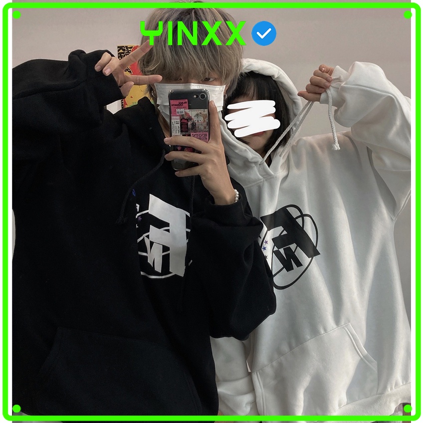 Áo hoodie cặp đôi nam nữ form rộng Yinxx, áo hoddie nỉ bông unisex HD16