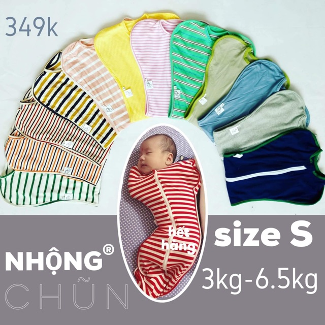 Nhộng chũn COCOON túi ngủ giúp bé ngủ sâu ngon giấc