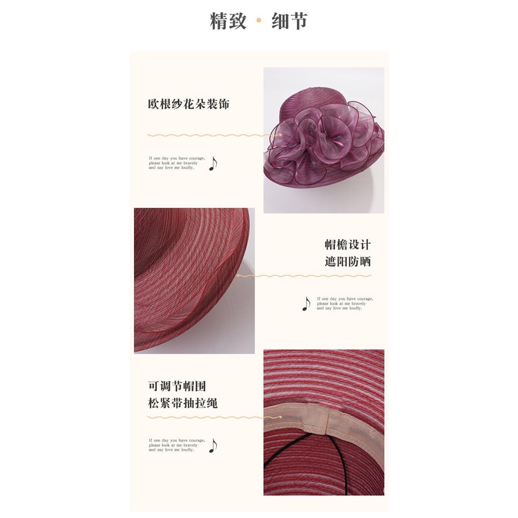 Nón Vành Chống Nắng Thoáng Khí Viền To Phong Cách Phương Tây Thời Trang Mùa Hè Mới Cho Nữ