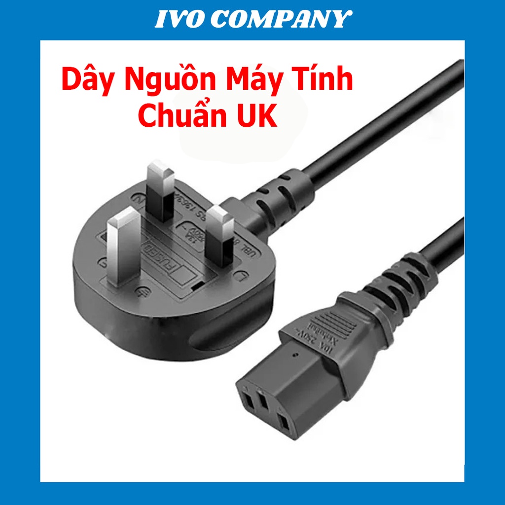 Dây Nguồn Máy Tính Chuẩn UK