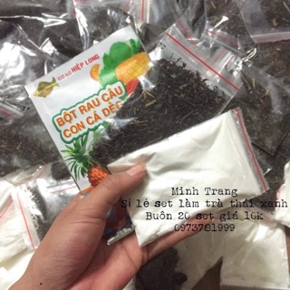 Set làm trà thái xanh chuẩn Thái Lan