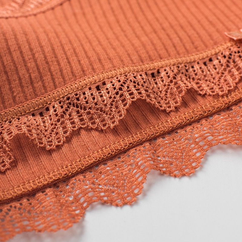 Quần lót nữ cotton viền ren gân tăm đáy kháng khuẩn hoạ tiết sexy xinh đẹp điệu đà dễ thương KIMCHIBIKINI QL150