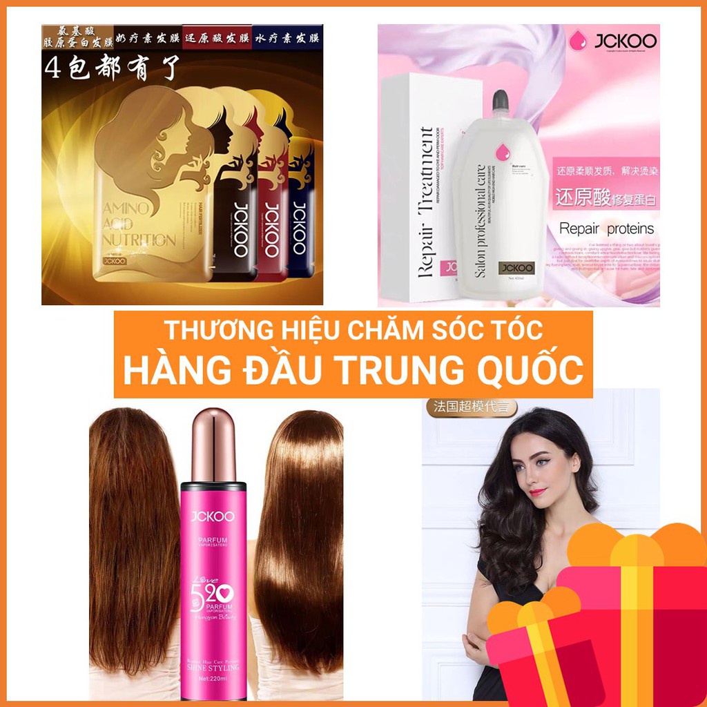 Tinh dầu dưỡng tóc uốn khô xơ, tóc nhuộm JCKOO Perfect giúp giữ tạo nếp tóc mềm mượt, phục hồi hư tổn - NỘI ĐỊA TRUNG