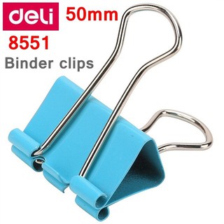 Kẹp bướm màu 51mm Deli - 8551