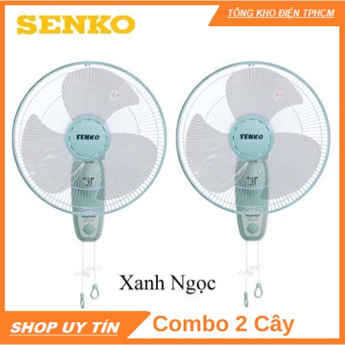 Combo 2Quạt treo tường 2 dây Senko TC1626 (47W)1 Thùng 2 Cây - Hàng chính hãng -Bảo Hành 2 Năm