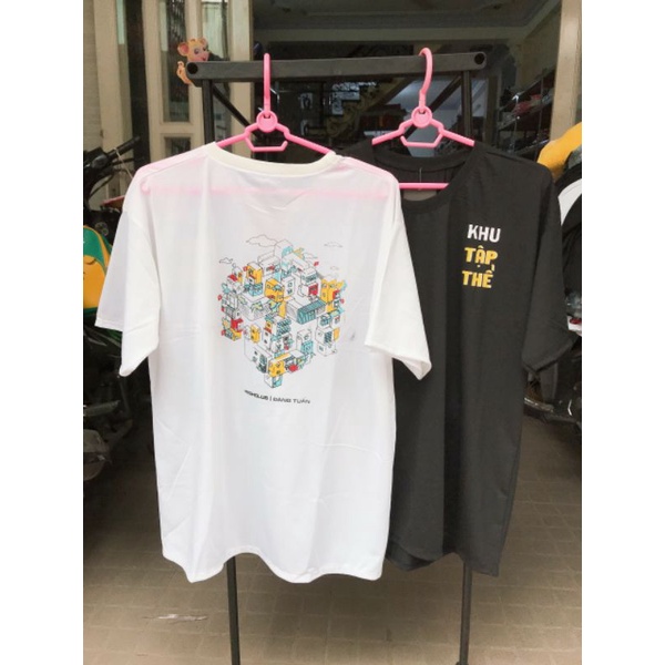 Áo Thun Unisex Tay Lỡ Form Rộng Phong Cách Hàn Quốc Freesize