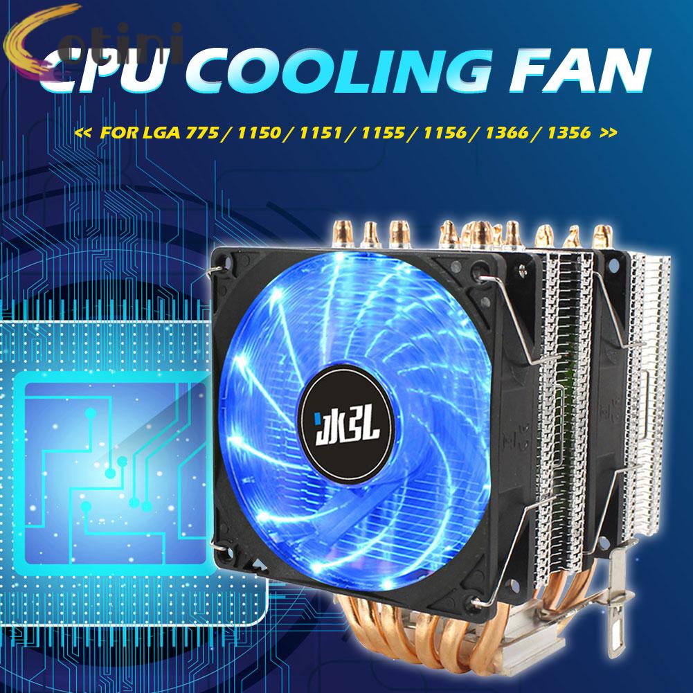 Quạt Tản Nhiệt Cpu Có Đèn Led Cho Am2 Am3 + Lga 775 115x 1366 | BigBuy360 - bigbuy360.vn