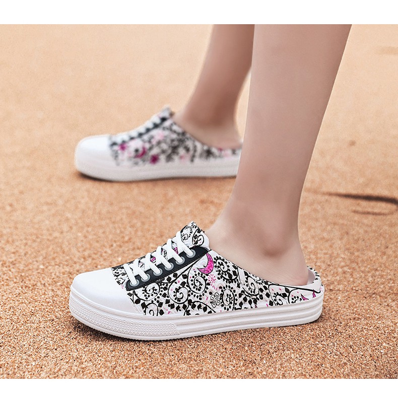 Giày nhựa kiểu dáng thể thao khoét gót cho nữ - SB91 | BigBuy360 - bigbuy360.vn