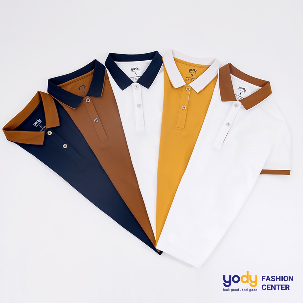 Áo thun polo nữ YODY cổ bẻ thoáng mát kháng khuẩn chuẩn form APN3700 | BigBuy360 - bigbuy360.vn