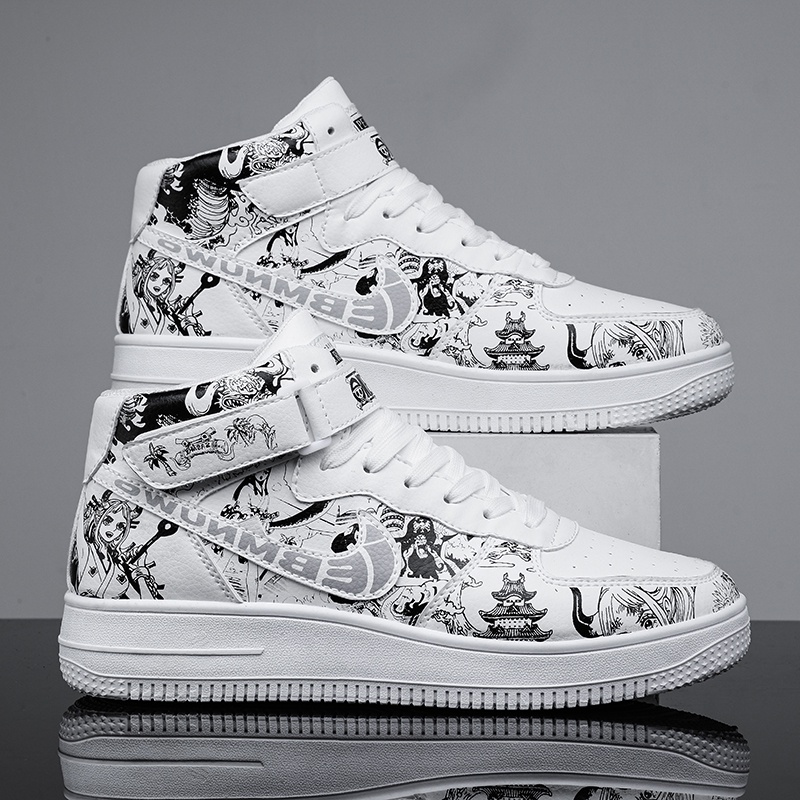 Giày Thể Thao Mềm In Hình Luffy ONE PIECE Thời Trang Chất Lượng Cao Trẻ Trung Cho Nam