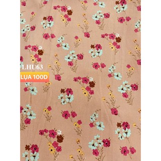 VẢI LỤA 100D HOA NHÍ - DÒNG VẢI THÔNG DỤNG - 1 MÉT X 1M5