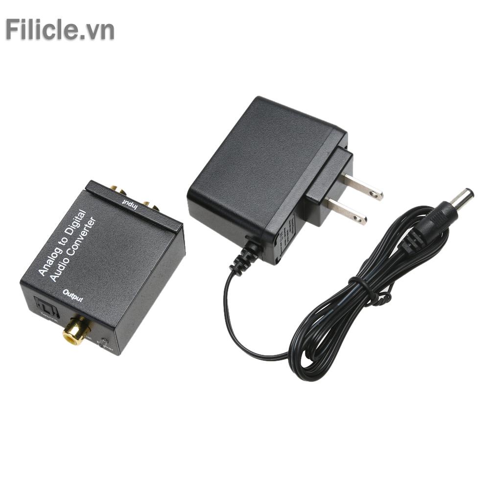 Bộ Chuyển Đổi Âm Thanh Analog L/R Sang SPDIF Coaxial Coax RCA Và Quang Học