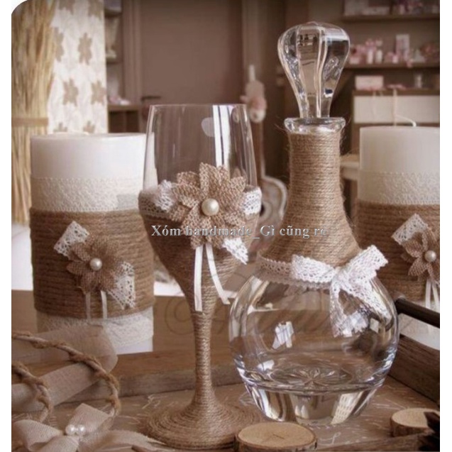 Dây thừng, dây thừng trang trí, làm handmade, decor, gói quà
