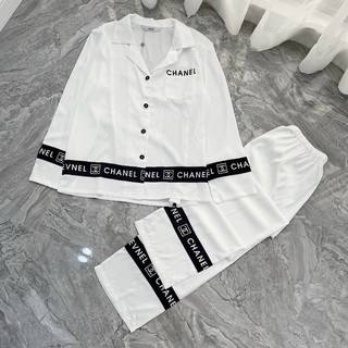 PIJAMA DÀI TRẮNG CN CAO CẤP
