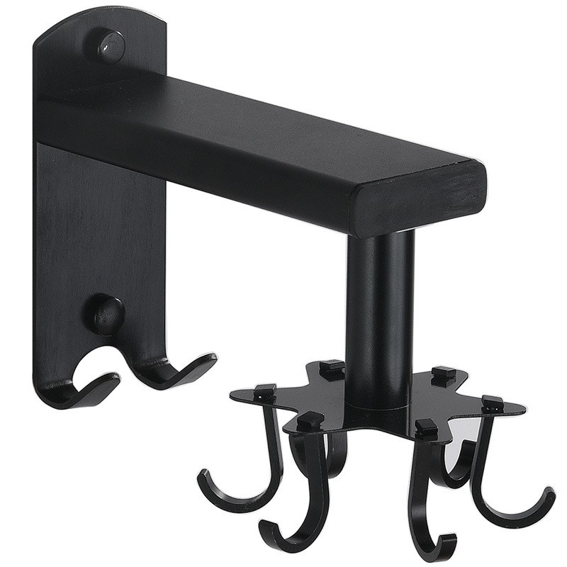 Giá móc treo để đồ nhà bếp đa năng xoay 360