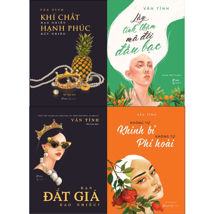Sách - Combo Không Tự Khinh Bỉ - Lấy Tình Thâm Mà Đổi Đầu Bạc - Bạn Đắt Giá Bao Nhiêu? - Khí Chất Bao Nhiêu (Bộ 4 Cuốn)