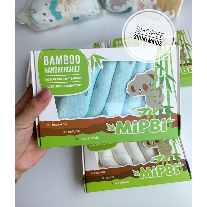 Khăn sữa Mippi 100% sợi tre siêu mềm