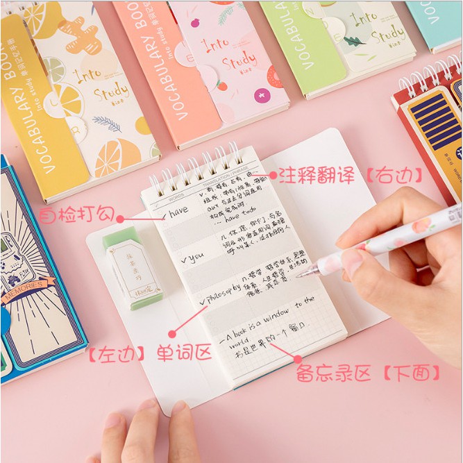 Sổ tay ghi chú dạng đứng hoạt hình mới