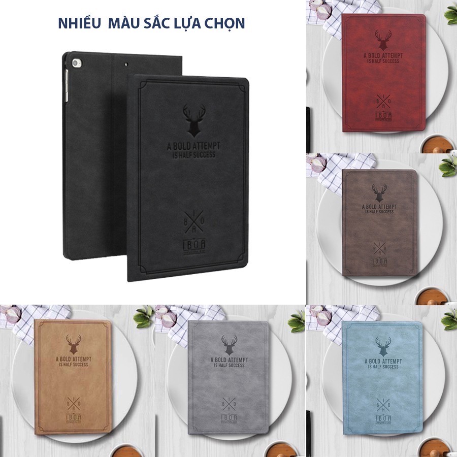 Bao Da iPad Ốp iPad Dập Nổi Logo Đầu Hươu | BigBuy360 - bigbuy360.vn
