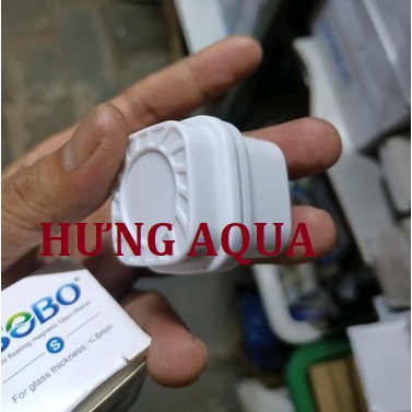 Nam châm cọ bể cá, nam châm lau kính, cọ rêu, nhớt hồ cá mini kính dưới 10mm