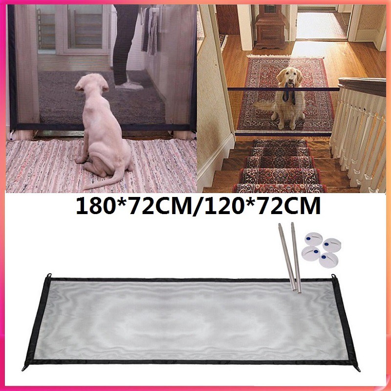 110*72cm/180*72cm Magic Guard HÀNG rào lưới cho thú cưng chất liệu Nylon bền đẹp