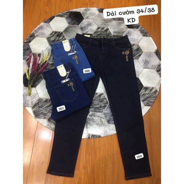Quần jeans nữ bigsize co giãn cao cấp mẫu SD