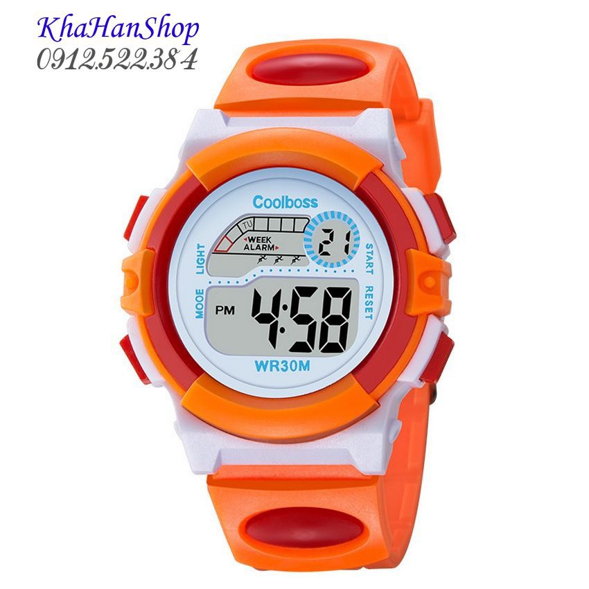 Đồng hồ trẻ em kahan68 W05-VC màu cam đỏ giá tốt
