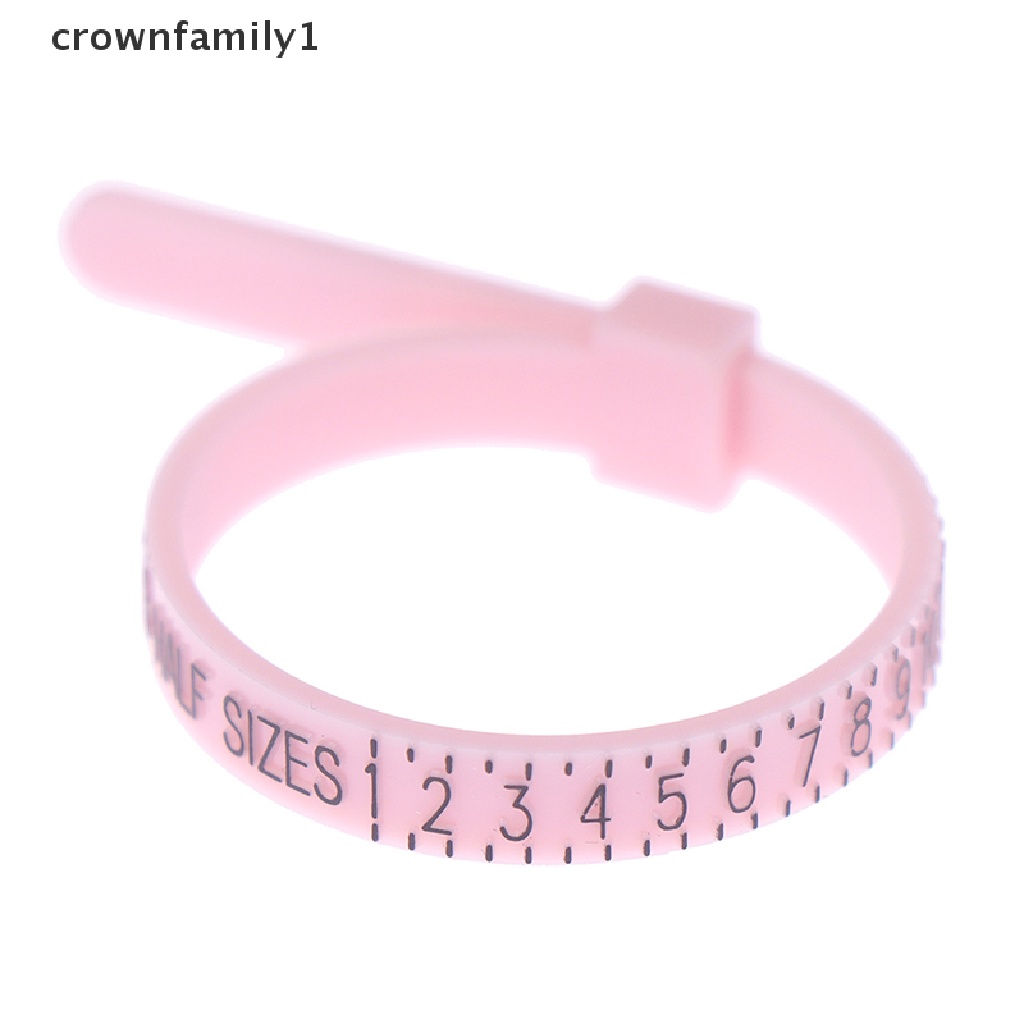 [crownfamily1] Dụng Cụ Đo Kích Thước Nhẫn Chuyên Nghiệp Làm Từ Nhựa