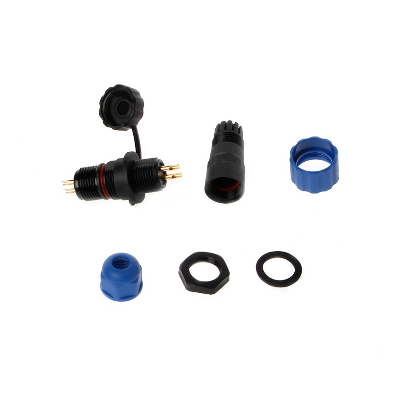 Ổ Cắm Điện Chống Thấm Nước IP68 SP13 1Pin 2Pin 3Pin 4Pin 5Pin 6Pin 7Pin Connec