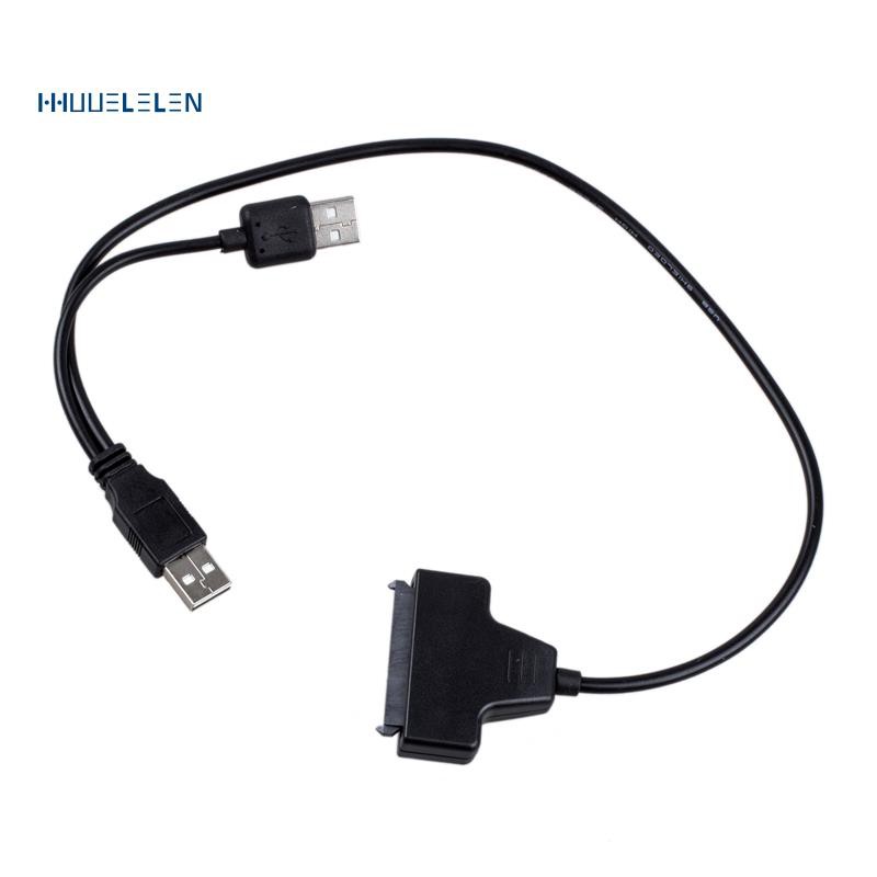 Cáp Chuyển Đổi Usb 2.0 Sang Sata Serial Ata 15 + 7 22p Cho Ổ Cứng 2.5 "Hdd Laptop