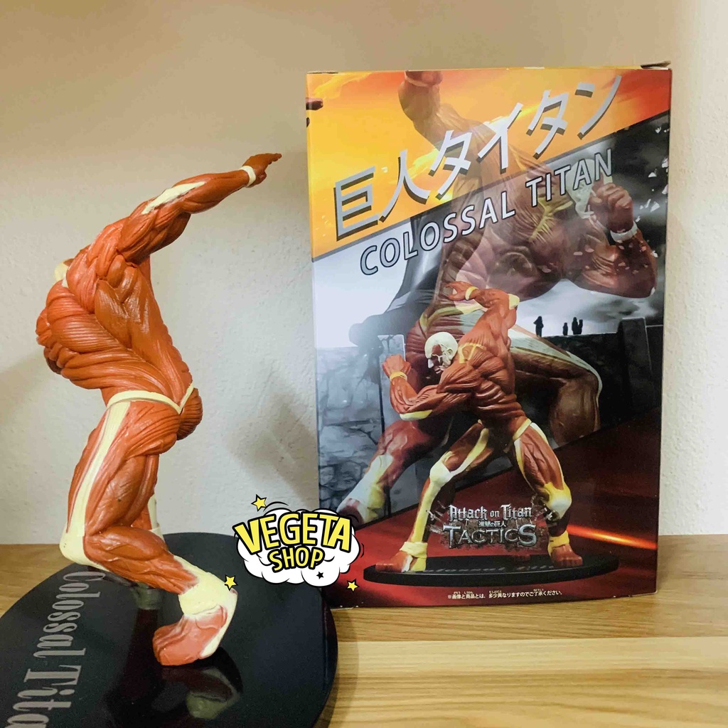 Mô hình Attack On Titan - Titan khổng lồ Colossal Titan - Armin Arlert Bertolt Hoover - Titan đại hình - Fullbox - 17cm