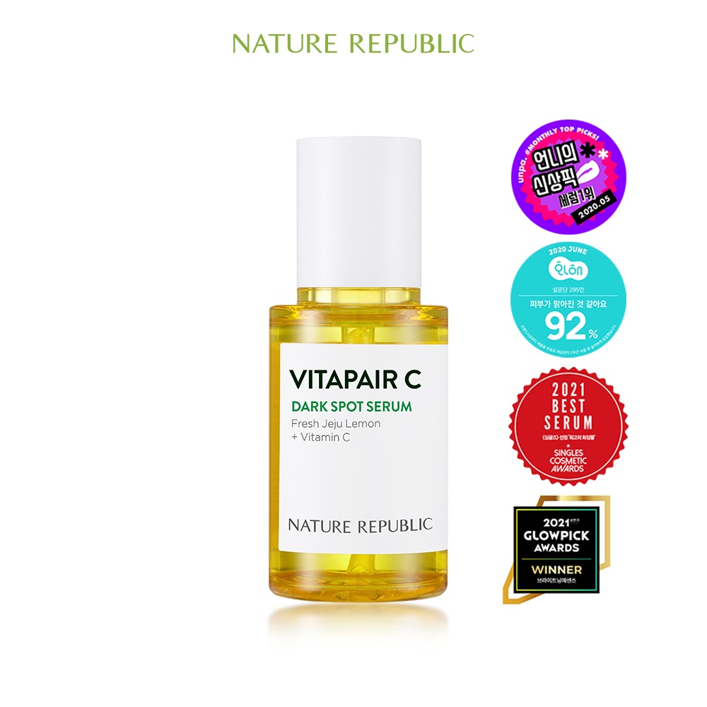 Combo Dưỡng Ẩm Sáng Da Nature Republic Vitapair C Dark Spot Serum BeautiMax