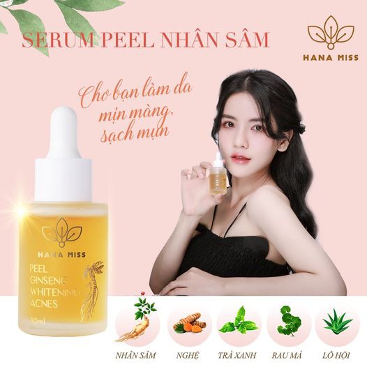Serum mụn Hana Miss ⚡100% KHỎI MỤN⚡ xóa thâm sạm nám tái tạo da | BigBuy360 - bigbuy360.vn