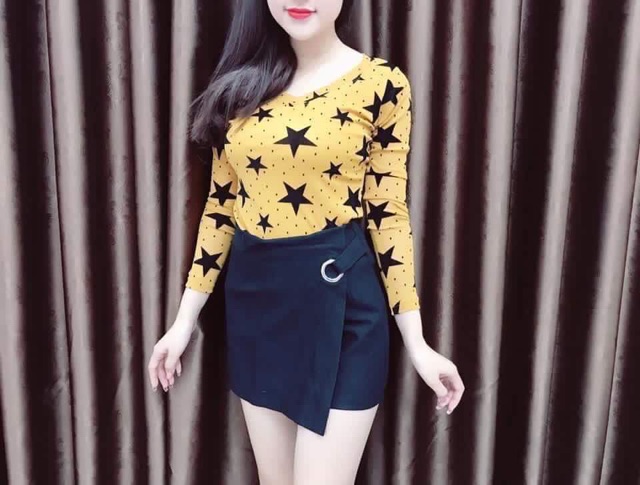 Áo nhũ sao ánh kim tuyến