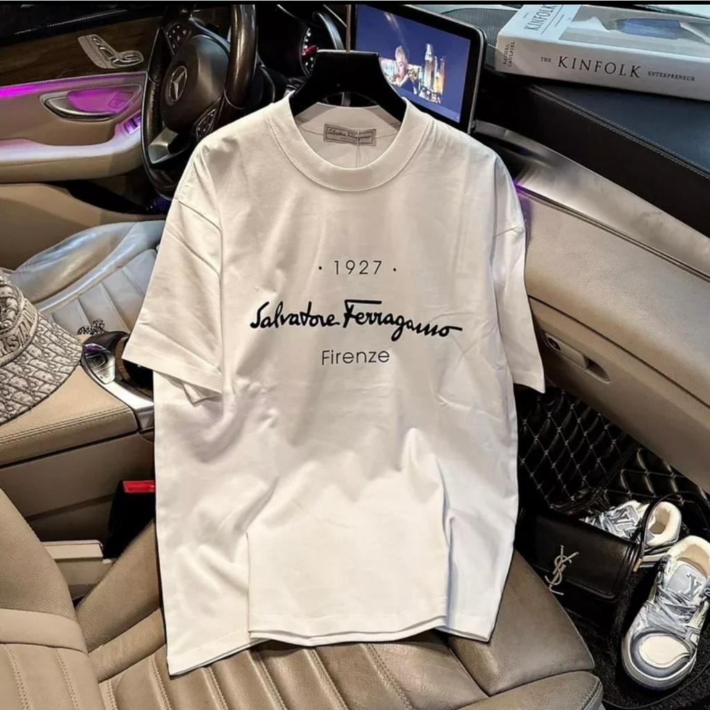 Áo Thun Salvatone Firenze Form Rộng Tay Lỡ Vải Cotton 100% Thấm Hút Mồ Hôi , Áo phông Nam nữ Salvatone Firenze Form Rộng