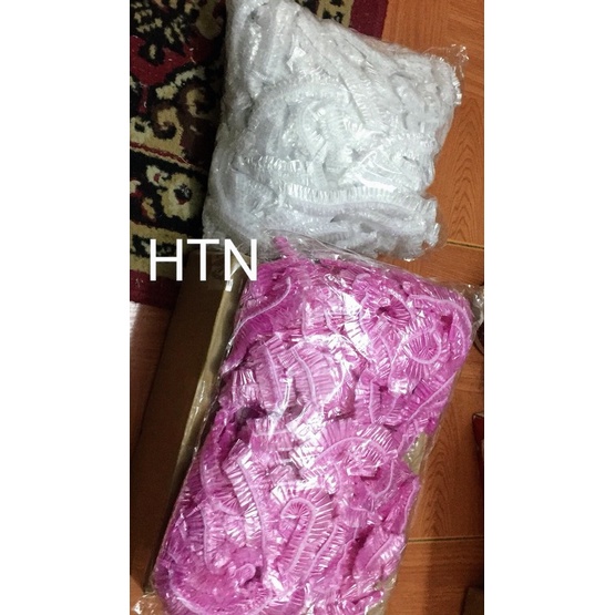 Bịch, gói mũ nilong trùm tóc tắm, nhuộm đa năng 100c/gói