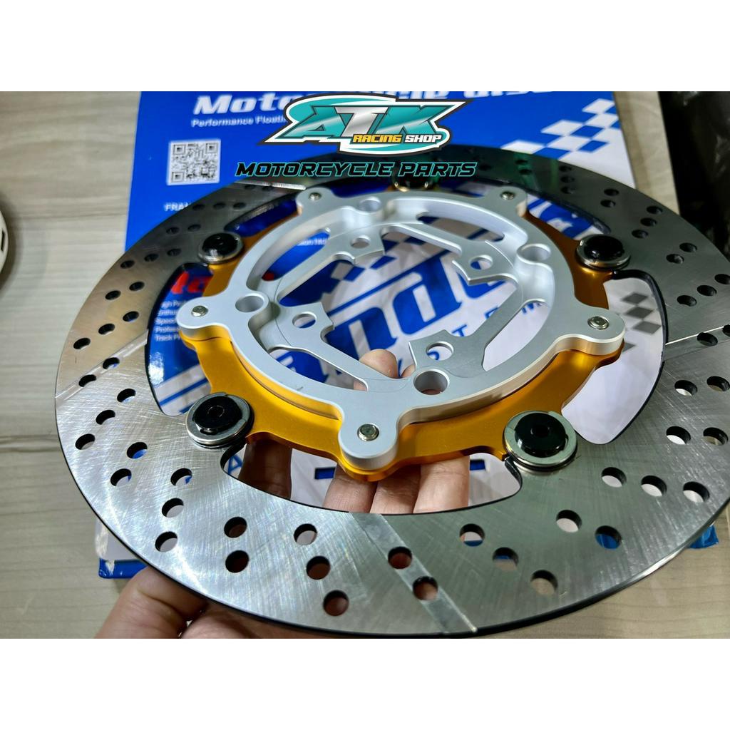 Đĩa thắng trước size 260mm thương hiệu Fando lắp thông dụng cho các dòng xe mâm 4 lổ đĩa