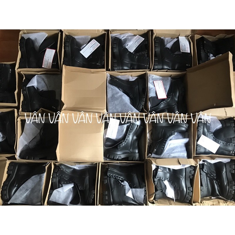 (SẴN TRẮNG 39, ĐEN 38) Boot chiến binh da mềm lửng (Ảnh thật) | BigBuy360 - bigbuy360.vn