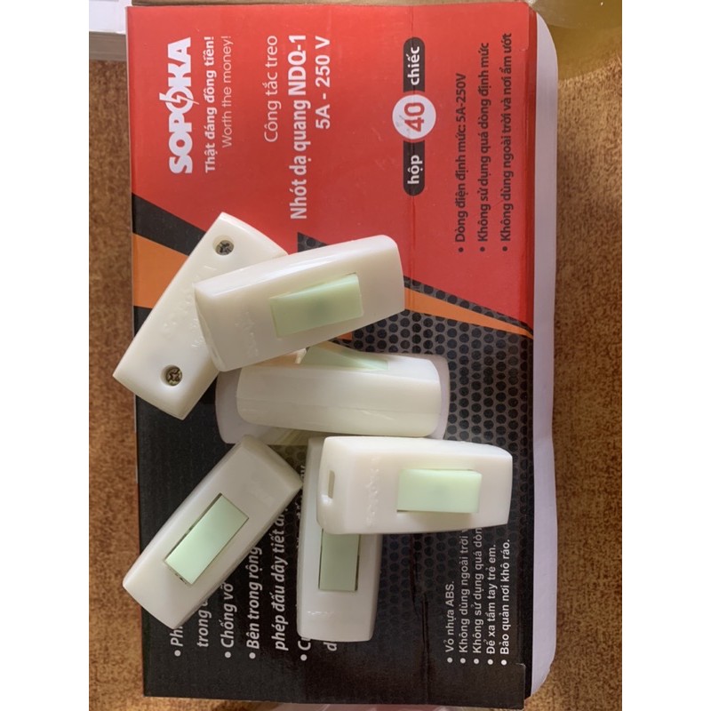 Công tắc nhót dạ quang NDQ1 SOPOKA hàng chính hãng