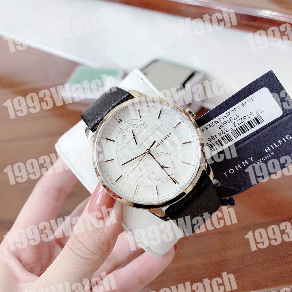 Đồng Hồ Nam Tommy Hilfiger Hunter 1791607 1791609 - Dây Da  - Size 42mm (1993watch)