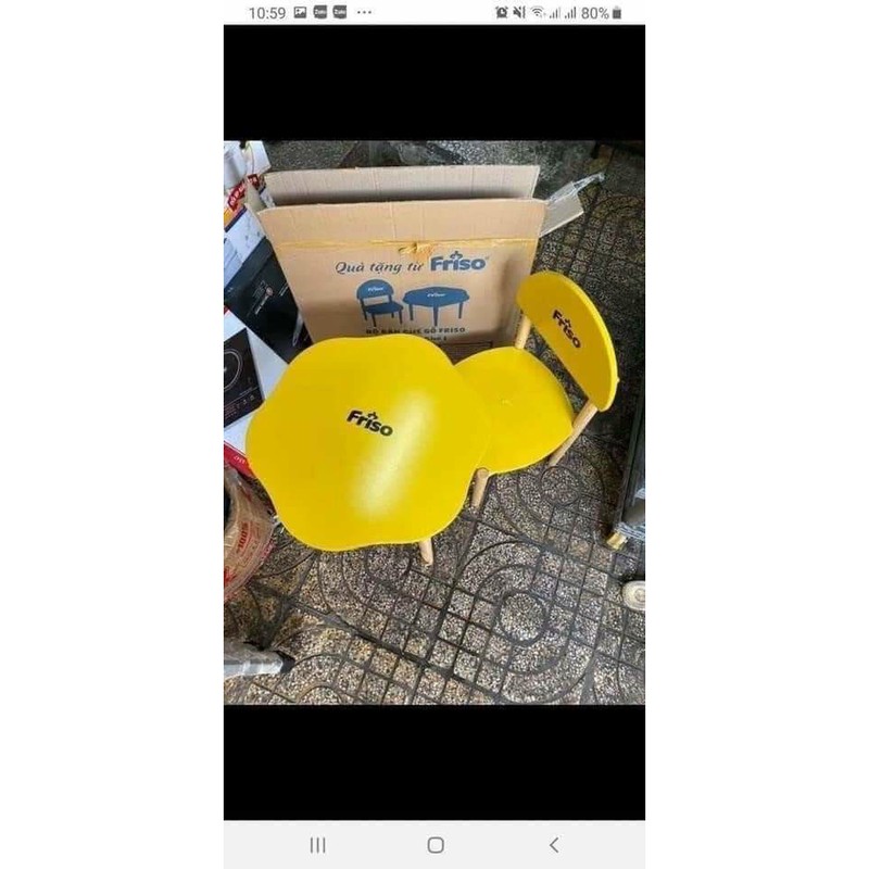 Bộ bàn ghế gỗ fiso