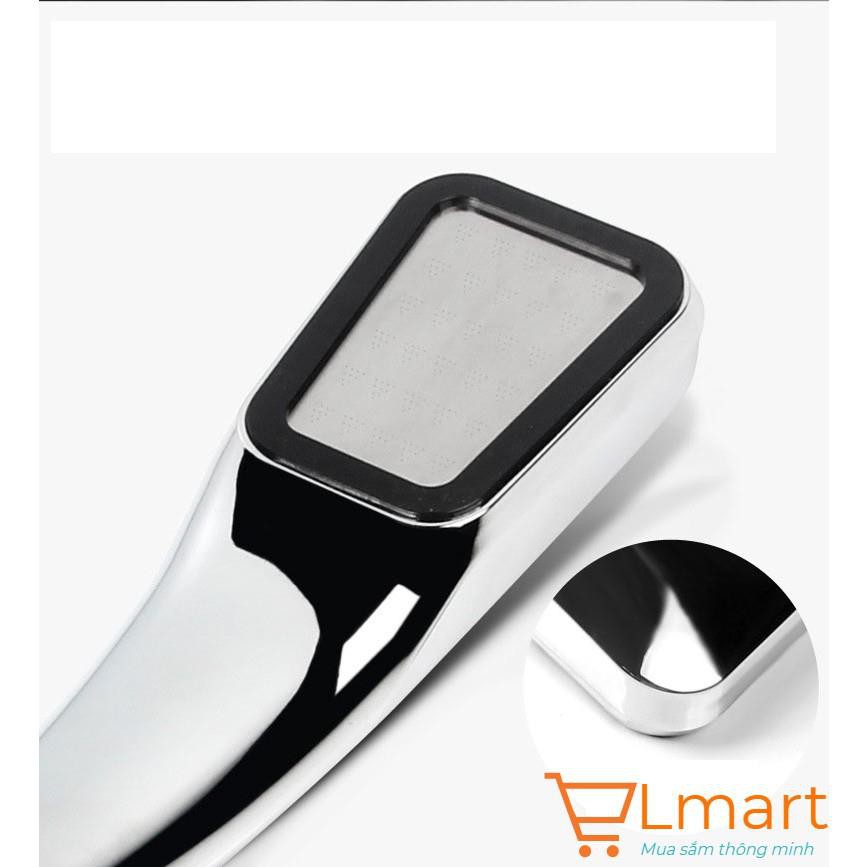 Bộ bát sen tắm tăng áp gấp 3 lần nóng lạnh chất liệu mạ Crom&amp;Niken ( Kèm dây sen Inox + Cài Sen)