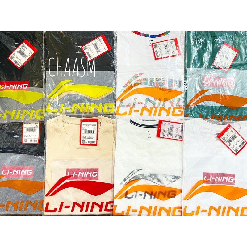 Áo thun cotton unisex Lining/chính hãng LI-NING (HÀNG CÓ SẴN)