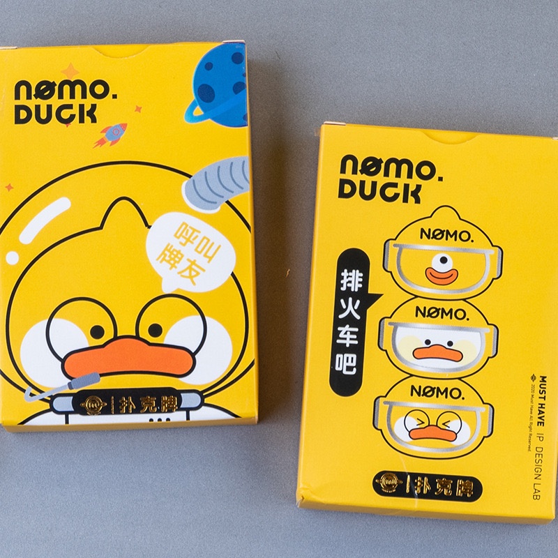 Bộ Bài Tây 52 lá hình thù Cute dễ thương - hình vịt xinh phát hàng ngẫu nhiên