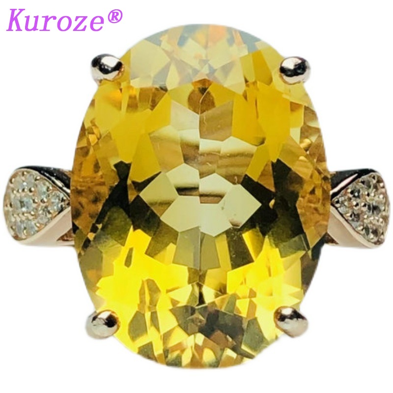 Nhẫn Tròn Mạ Vàng Hồng 18K Đính Đá Kim Cương Nhân Tạo Kuroze