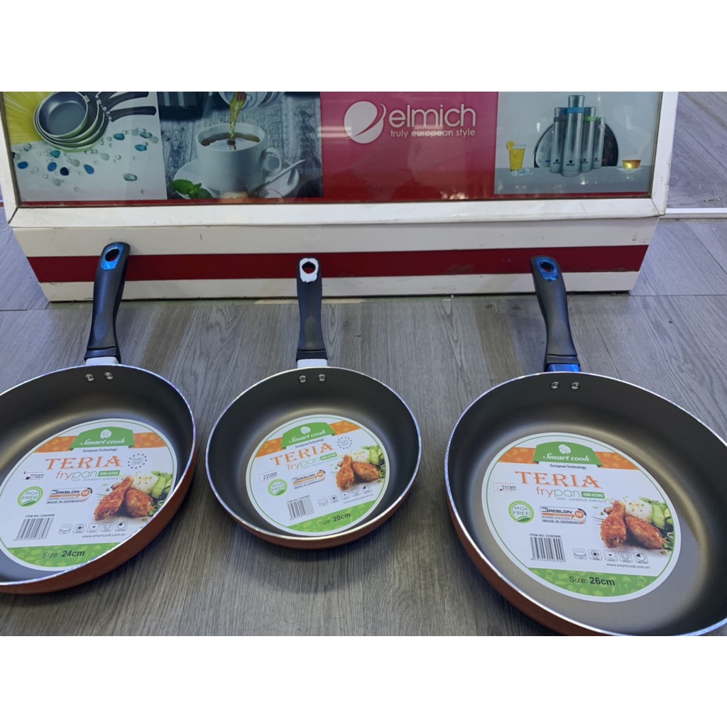 Chảo chống dính Elmich Smart Cook Teria Size 20cm, 24cm, 26cm, 28cm, 30cm